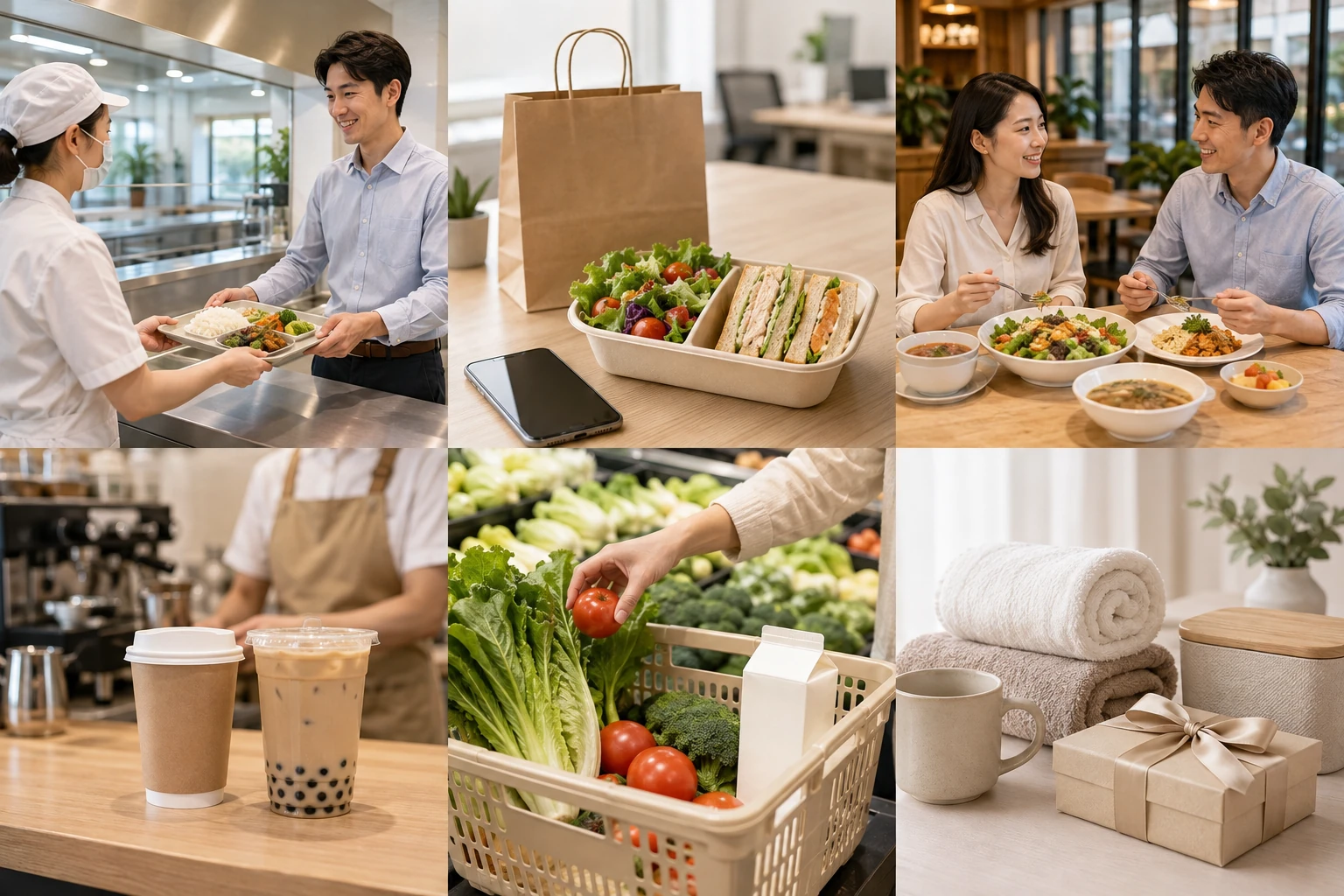 食堂就餐应用场景示意