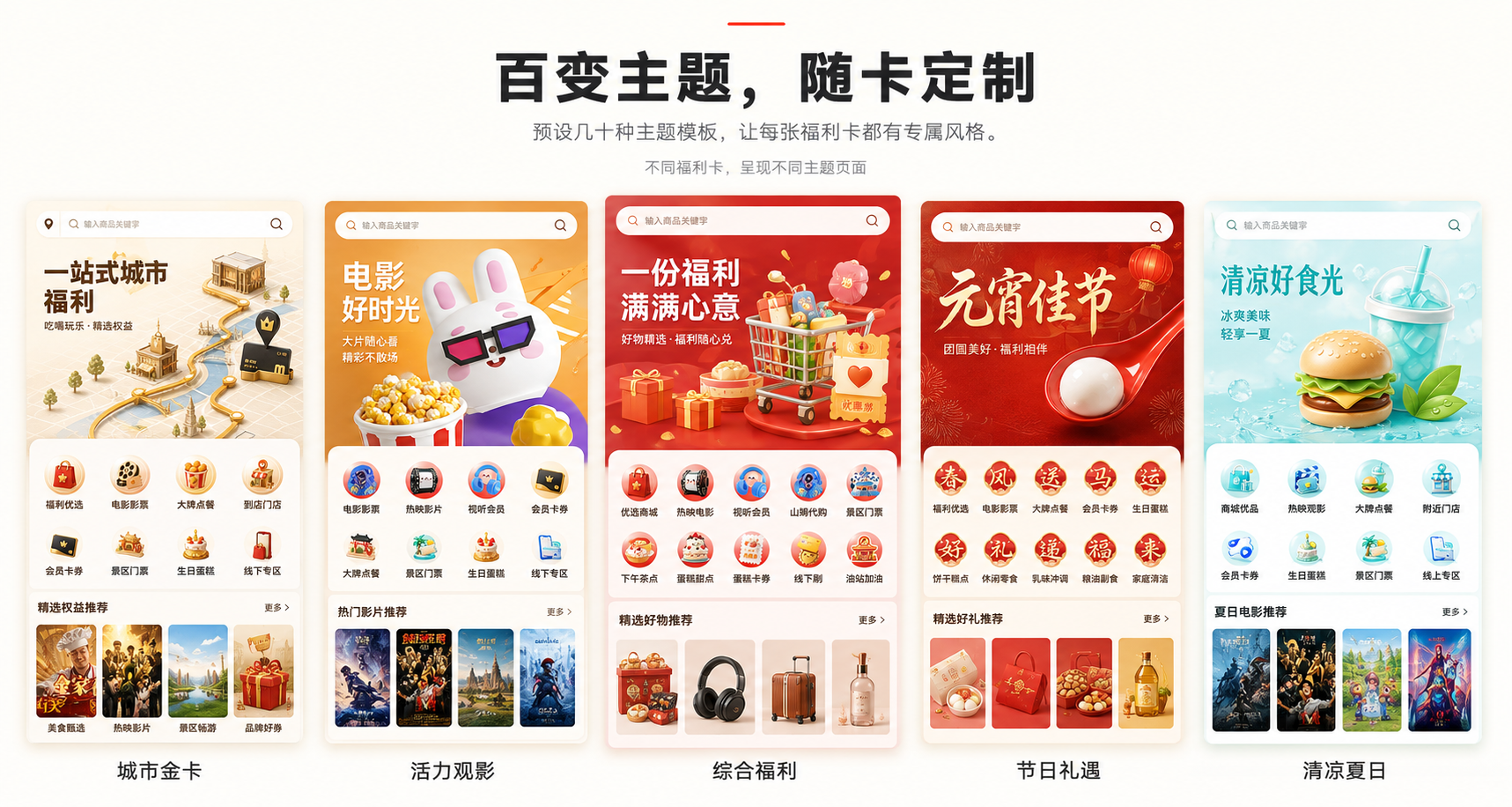 金色城市地图风格的福利主题页面